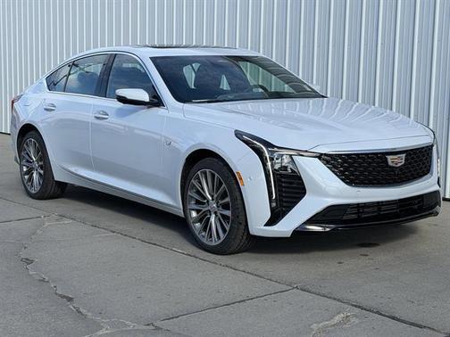Vibrant White Tricoat 2026 Cadillac CT5 Premium Luxury