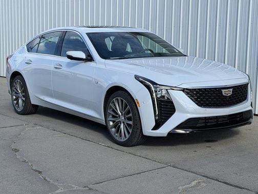 Vibrant White Tricoat 2026 Cadillac CT5 Premium Luxury