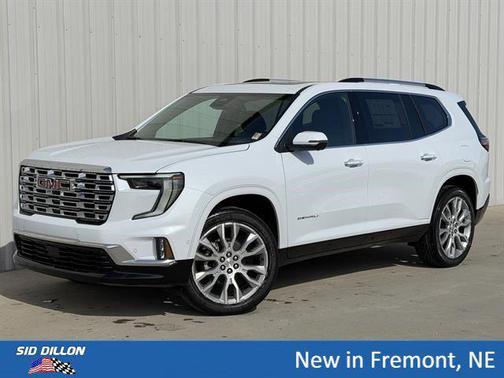 Glacier White Tricoat 2026 GMC Acadia Denali