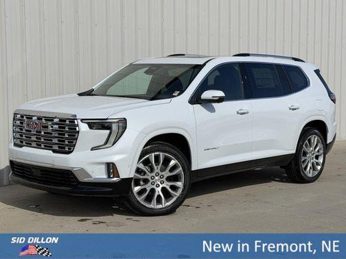 Glacier White Tricoat 2026 GMC Acadia Denali