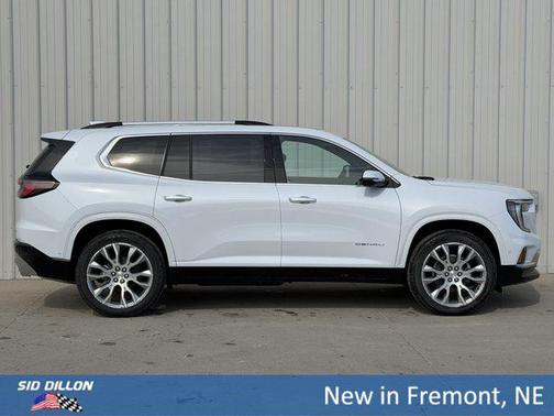 Glacier White Tricoat 2026 GMC Acadia Denali