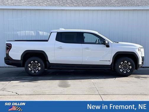 Summit White 2026 GMC Sierra EV Standard Range Elevation