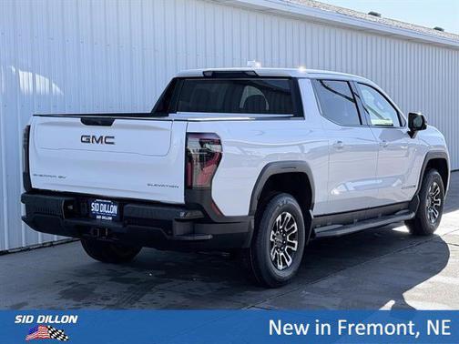 Summit White 2026 GMC Sierra EV Standard Range Elevation