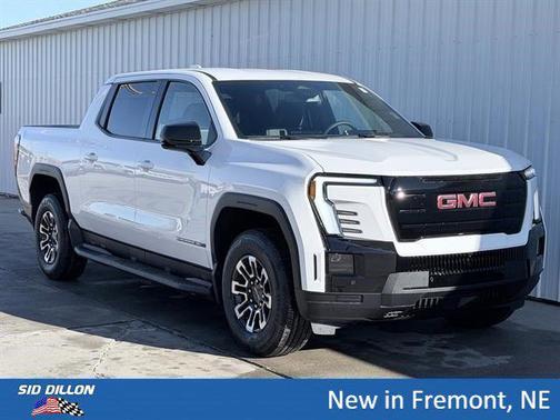 Summit White 2026 GMC Sierra EV Standard Range Elevation