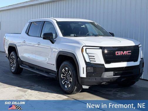 Summit White 2026 GMC Sierra EV Standard Range Elevation