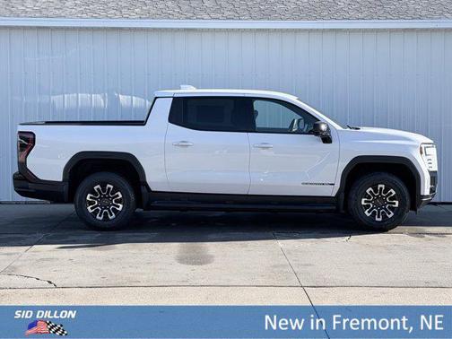 Summit White 2026 GMC Sierra EV Standard Range Elevation