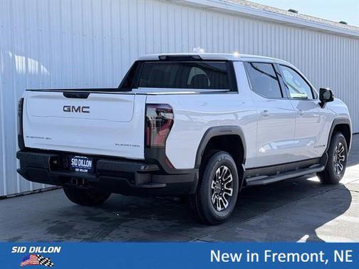 Summit White 2026 GMC Sierra EV Standard Range Elevation