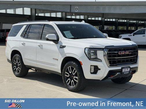 Summit White 2021 GMC Yukon 4WD AT4