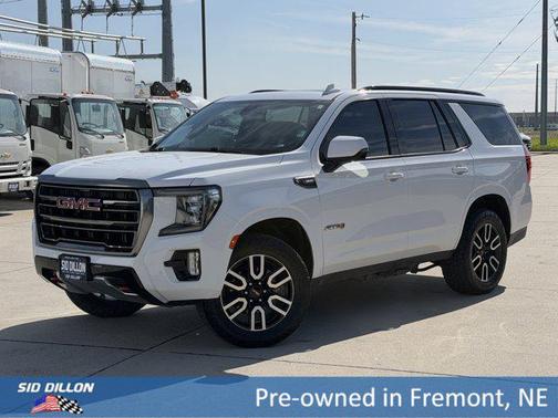 Summit White 2021 GMC Yukon 4WD AT4