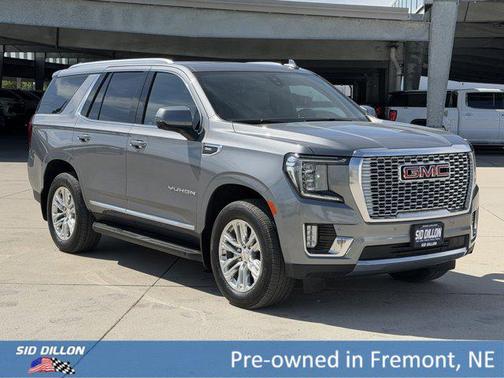 Satin Steel Metallic 2022 GMC Yukon SLT