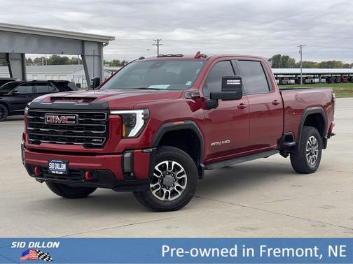 Volcanic Red Tintcoat 2024 GMC Sierra 2500 AT4