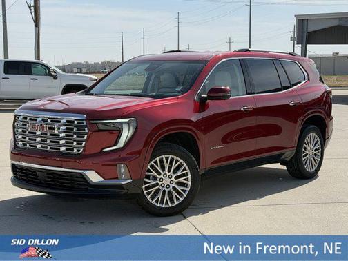 Volcanic Red Tintcoat 2026 GMC Acadia Denali