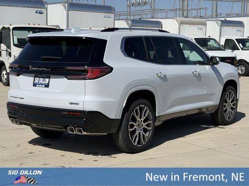 Glacier White Tricoat 2026 GMC Acadia Denali