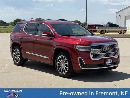 Volcanic Red Tintcoat 2023 GMC Acadia Denali