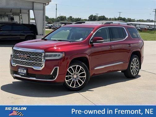 Volcanic Red Tintcoat 2023 GMC Acadia Denali