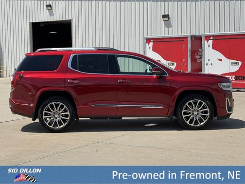 Volcanic Red Tintcoat 2023 GMC Acadia Denali