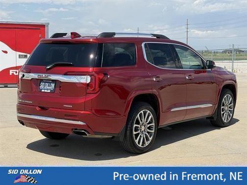Volcanic Red Tintcoat 2023 GMC Acadia Denali