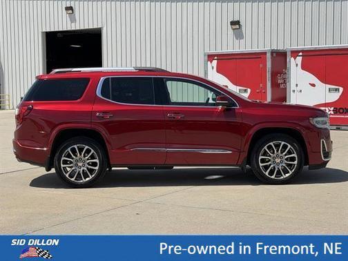 Volcanic Red Tintcoat 2023 GMC Acadia Denali