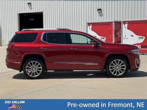 Volcanic Red Tintcoat 2023 GMC Acadia Denali