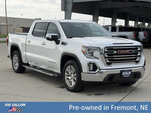 White Frost Tricoat 2020 GMC Sierra 1500 SLT