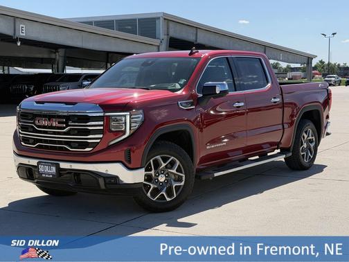 Volcanic Red Tintcoat 2025 GMC Sierra 1500 SLT