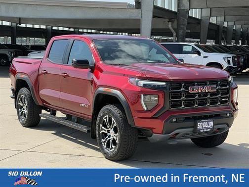 Volcanic Red Tintcoat 2024 GMC Canyon AT4