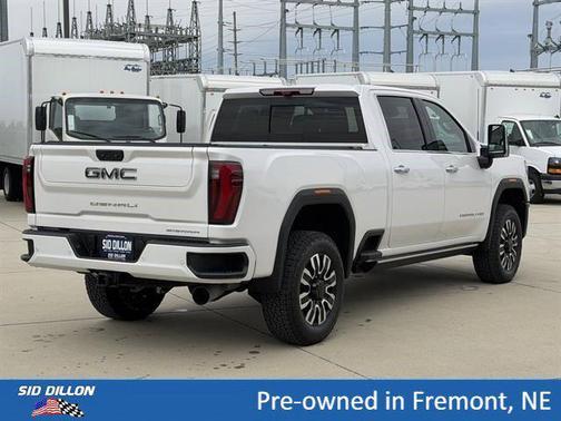 White Frost Tricoat 2025 GMC Sierra 3500 Denali