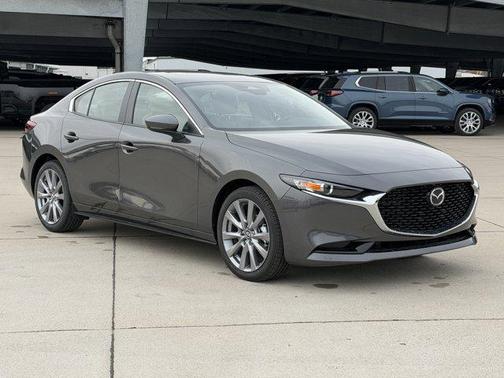 Machine Gray Metallic 2026 Mazda Mazda3 FWD w/Preferred Package