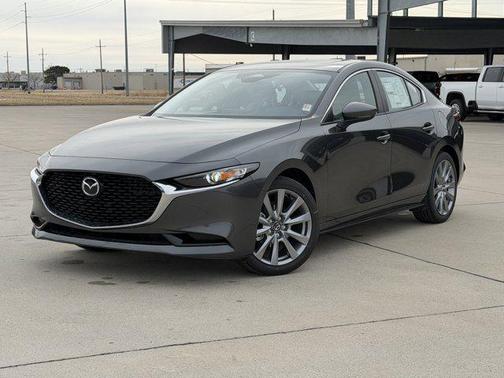 Machine Gray Metallic 2026 Mazda Mazda3 FWD w/Preferred Package