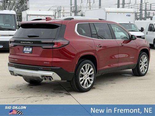 Volcanic Red Tintcoat 2026 GMC Acadia Denali