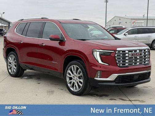 Volcanic Red Tintcoat 2026 GMC Acadia Denali