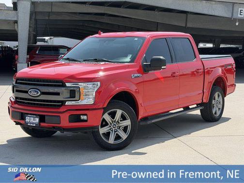 Red 2018 Ford F-150 XLT