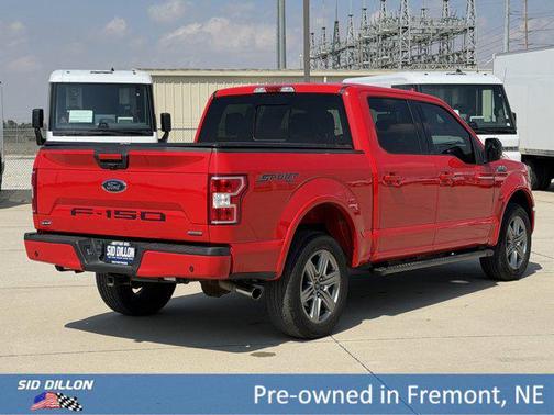Red 2018 Ford F-150 XLT