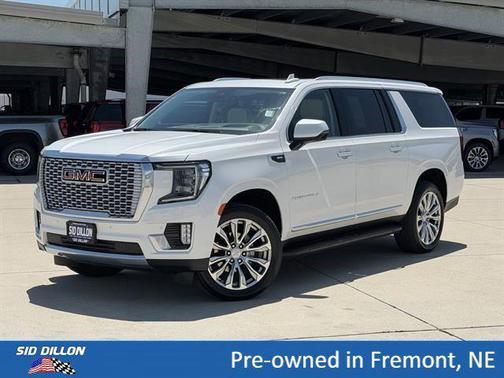 White Frost Tricoat 2024 GMC Yukon XL Denali