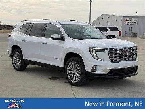 Summit White 2026 GMC Acadia Denali