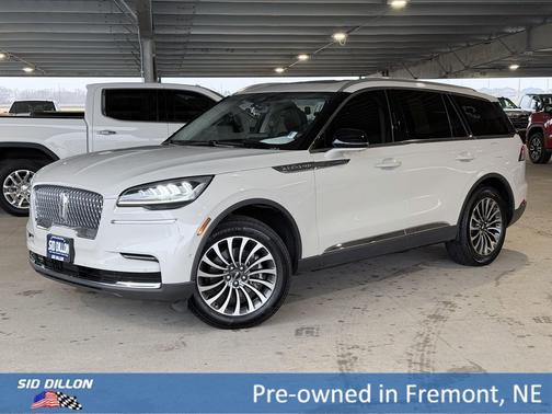 Ceramic Pearl Metallic Tri-Coat 2023 Lincoln Aviator Reserve AWD