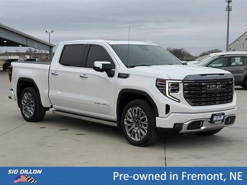 White Frost Tricoat 2023 GMC Sierra 1500 Denali Ultimate