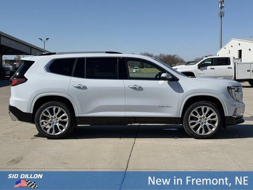 Glacier White Tricoat 2026 GMC Acadia Denali