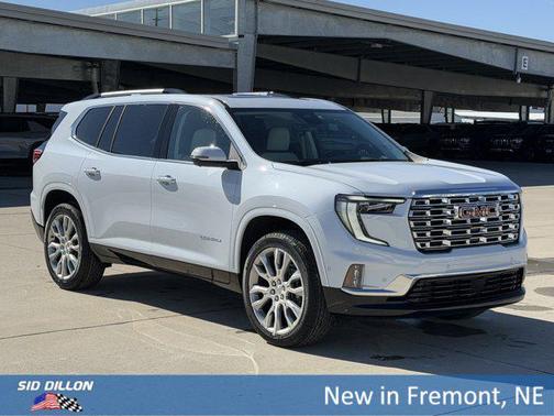 Glacier White Tricoat 2026 GMC Acadia Denali