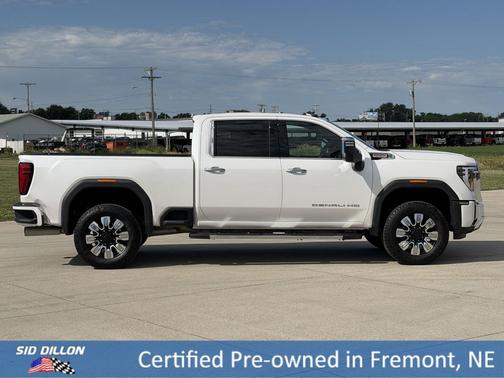 White Frost Tricoat 2024 GMC Sierra 2500 Denali