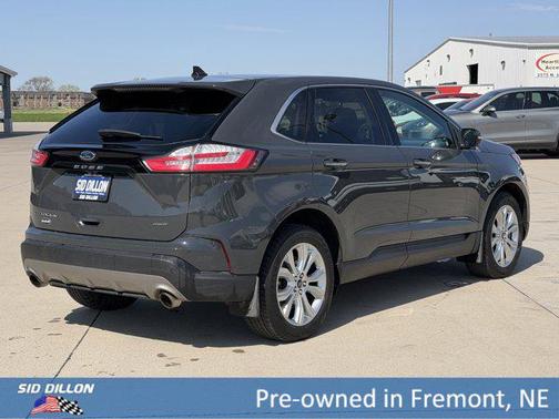 Lithium Gray 2021 Ford Edge Titanium