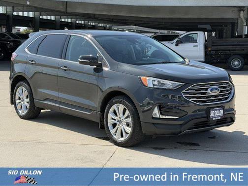 Lithium Gray 2021 Ford Edge Titanium