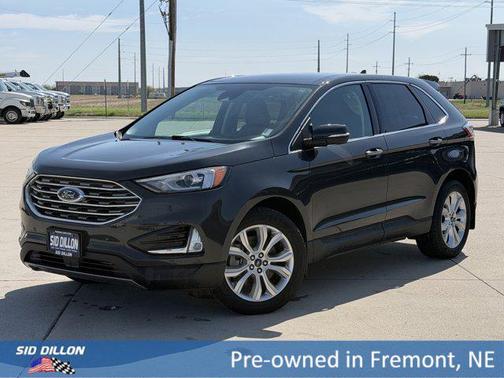 Lithium Gray 2021 Ford Edge Titanium