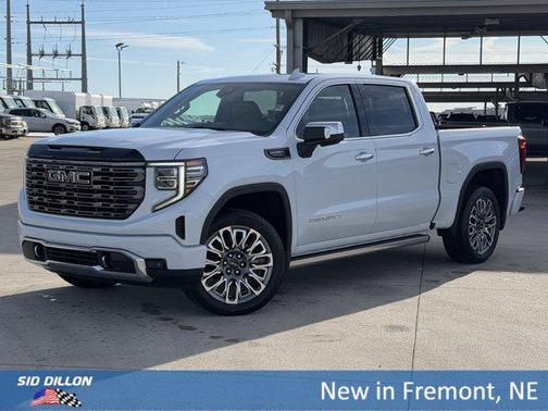 Glacier White Tricoat 2026 GMC Sierra 1500 Denali Ultimate