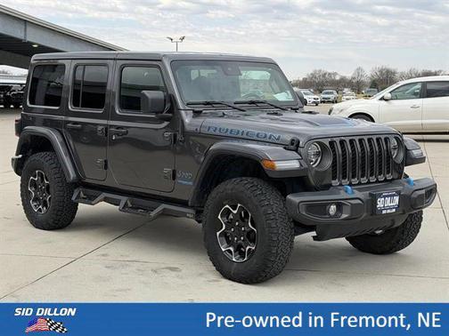 Granite Crystal Metallic Clearcoat 2021 Jeep Wrangler Unlimited 4xe Rubicon