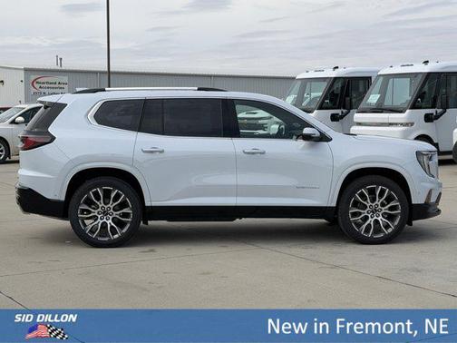 Glacier White Tricoat 2026 GMC Acadia Denali