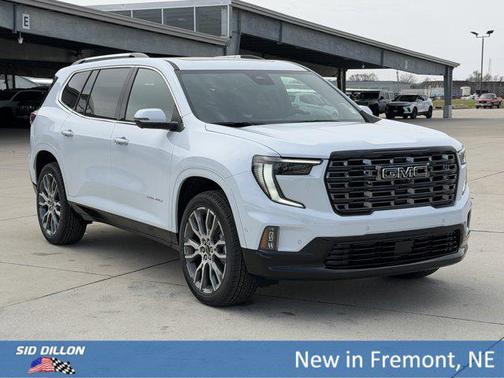 Glacier White Tricoat 2026 GMC Acadia Denali