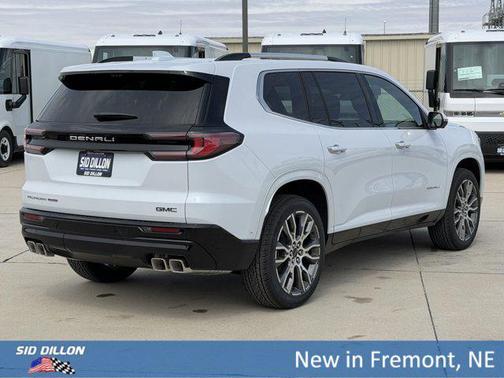 Glacier White Tricoat 2026 GMC Acadia Denali