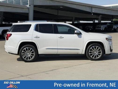 White Frost Tricoat 2023 GMC Acadia Denali