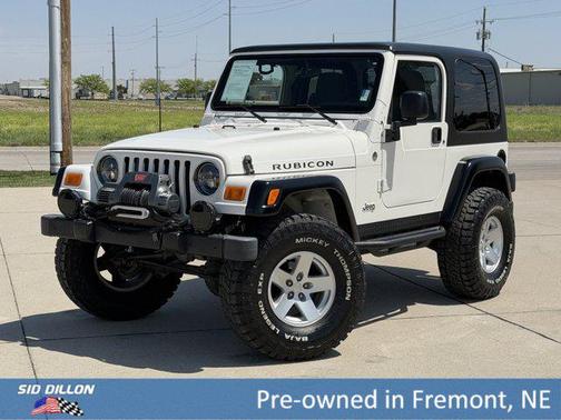 Stone White Clearcoat/Black Soft Top 2006 Jeep Wrangler Rubicon